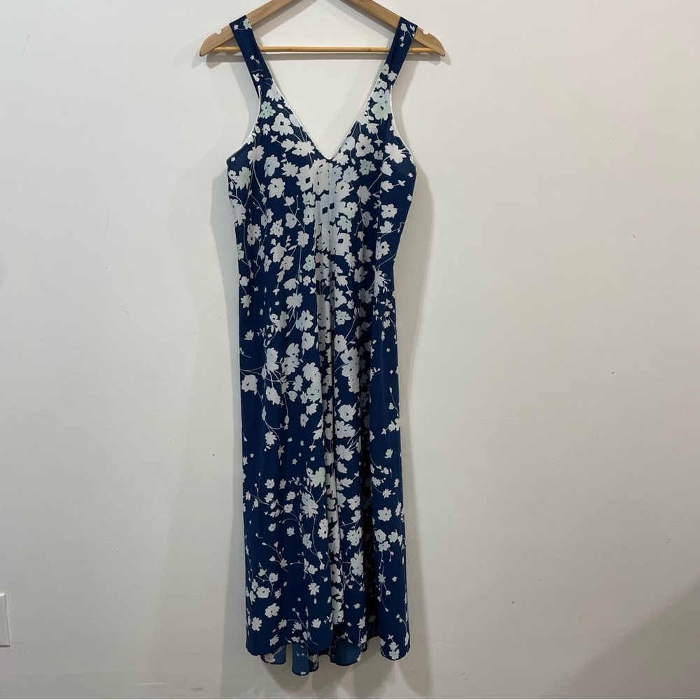 Oscar De La Renata Pink Label Floral Lingerie Slip Sleeveless Dress Maxi Size S